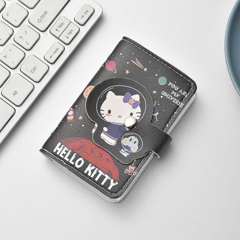 PU karšu turētājs ar animācijas rakstu - Universāls, vairāki kartes nodalījumi, liela ietilpība, ūdensizturīgs, pret zādzību