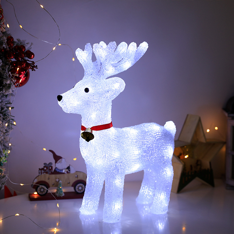 LED akrilo elnio dekoratyvinė lauko Kalėdų kiemo šviesa, IP65, 220V DC maitinimas, 300W, valdymas mygtuku