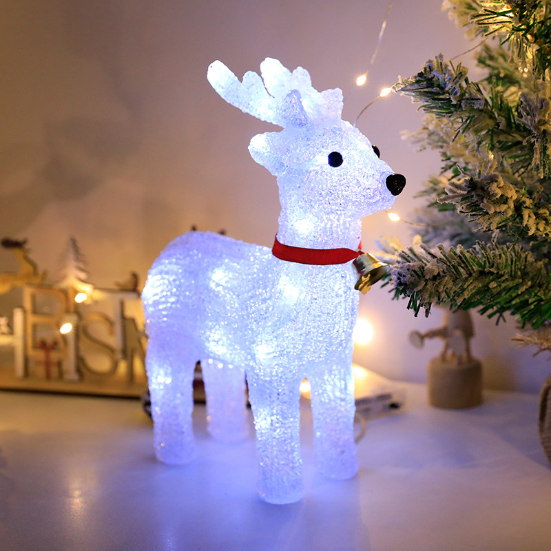 LED akrilo elnio dekoratyvinė lauko Kalėdų kiemo šviesa, IP65, 220V DC maitinimas, 300W, valdymas mygtuku