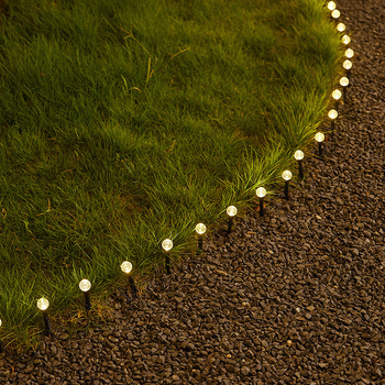 Слънчева градинска лампа на колче с балонена сфера, IP66 водоустойчива декоративна лампа с дистанционно управление