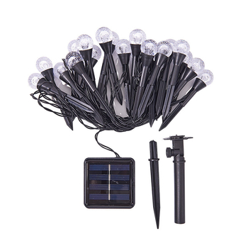 Слънчева градинска лампа на колче с балонена сфера, IP66 водоустойчива декоративна лампа с дистанционно управление