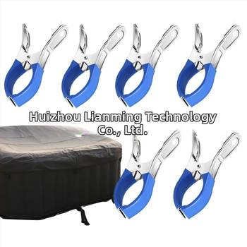 Κλιπ Κάλυψης Πισίνας από Ανοξείδωτο Ατσάλι – Βαρύ Κλιπ με Κρεμάστρα για Εξωτερική Χρήση (Υλικό: Ανοξείδωτο Ατσάλι; Τύπος: Κλιπ; Εφαρμογή: Αντιανεμικός κήπος κλιπ; Κωδικός Προϊόντος: Άλλο; Διασυνοριακή Εξαγωγή: Ναι)