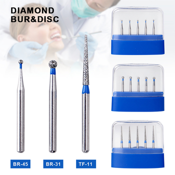 Cap diamant pentru polizare și frezare pentru handpiece dentar, seria de înaltă viteză, model ck2141