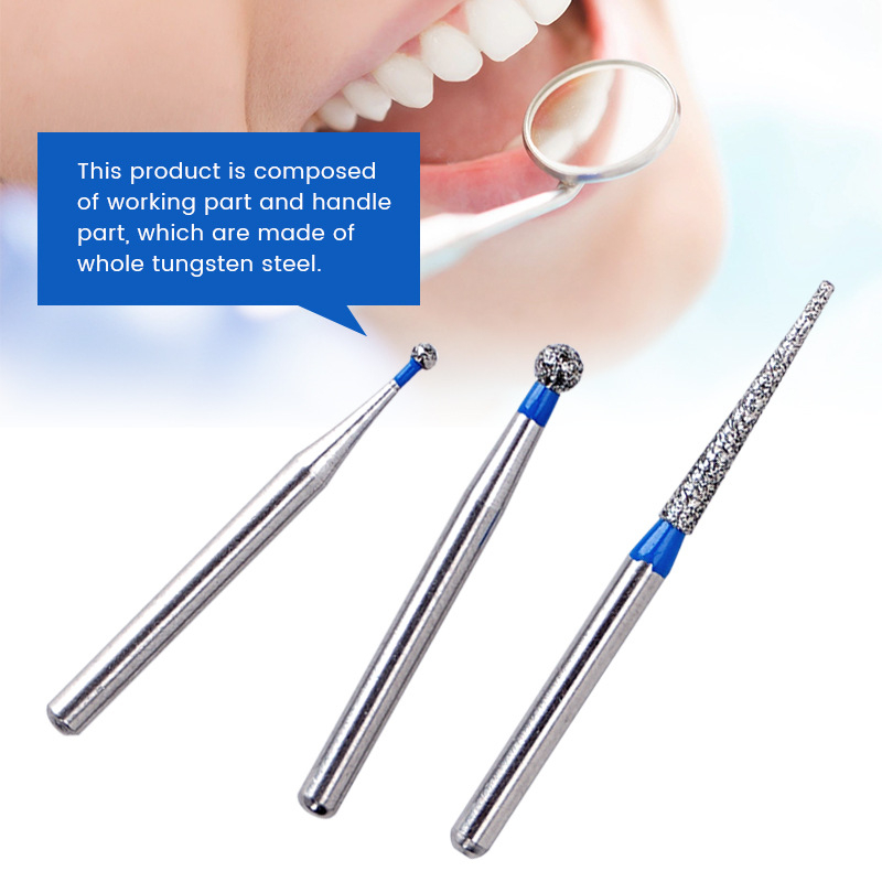 Cap diamant pentru polizare și frezare pentru handpiece dentar, seria de înaltă viteză, model ck2141