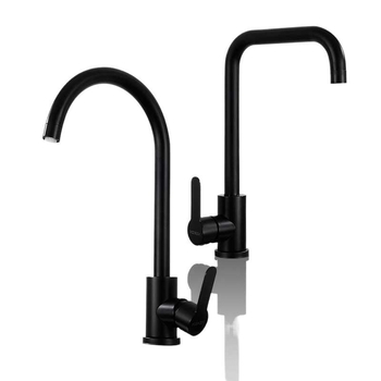 Virtuvės maišytovas iš nerūdijančio plieno 304, karštas ir šaltas vanduo, indukcinis atidarymas, keraminių disko vožtuvys, trijų dalių konstrukcija