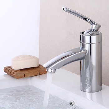 Vario praustuvo maišytuvo su viena skylė, vertikalus montavimas, atidarymas raktu, keraminis čipų vožtuvas