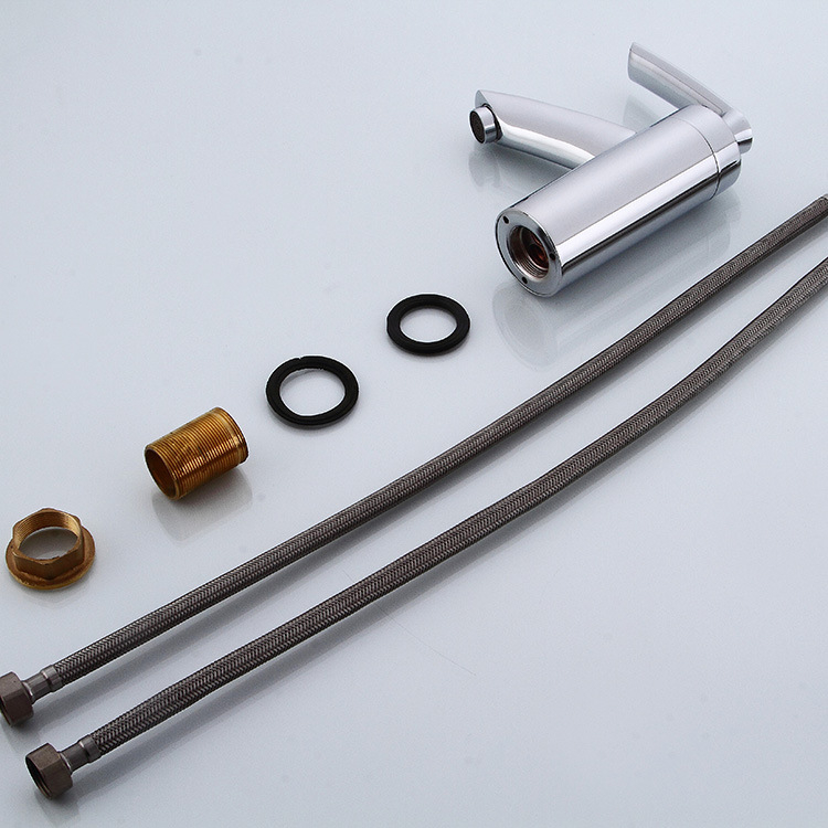 Vario praustuvo maišytuvo su viena skylė, vertikalus montavimas, atidarymas raktu, keraminis čipų vožtuvas