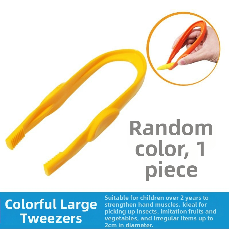 Montessori ugdymo žaislas: metalinės žnyplės smulkiajai motorikai, moksliniams stebėjimams (Kilmė: Pekinas; Amžius: 0-2 metai)