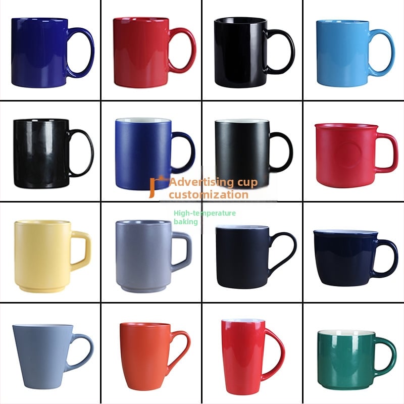 Keraminis puodelis su individualiu logotipu, Xiangtian prekės ženklas, kūrybinių tendencijų stilius, tinkamas verslo, reklamos ir konferencijų dovanoms.