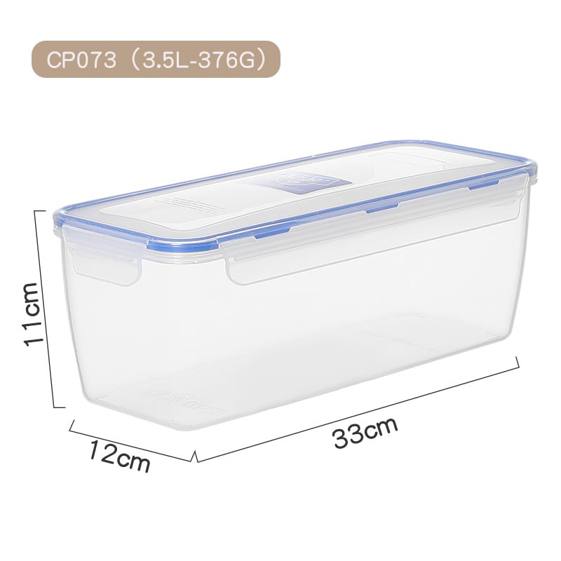 Plastmasas virtuves svaiguma saglabāšanas kārba, kvadrātveida, caurspīdīga, mikroviļņu krāsnij droša, tilpums 1–4 l