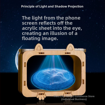 Σετ πειραμάτων φυσικής επιστήμης με 3D ολογραφική προβολή — μεταλλική κατασκευή, για ηλικίες 7–14 ετών.