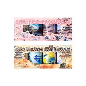 Комплект ленти за скрапбукинг за дневник | 2 стила, ретро стил, PET материал, печатна техника, артикул DR967911948241, марка MOKING TRAVEL