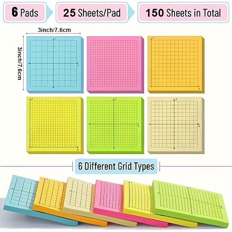 6‑kelių langelių užrašų blokas su lipnymis pastabomis, 25 lapai, ofsetinė spauda, modelis 0003