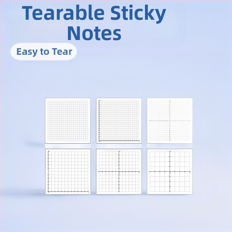 6‑kelių langelių užrašų blokas su lipnymis pastabomis, 25 lapai, ofsetinė spauda, modelis 0003