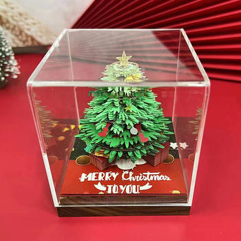 2026 3D papírvágás asztali naptár dísz ragasztós jegyzetek nélkül, papír tégla modell, IP engedély: Nincs