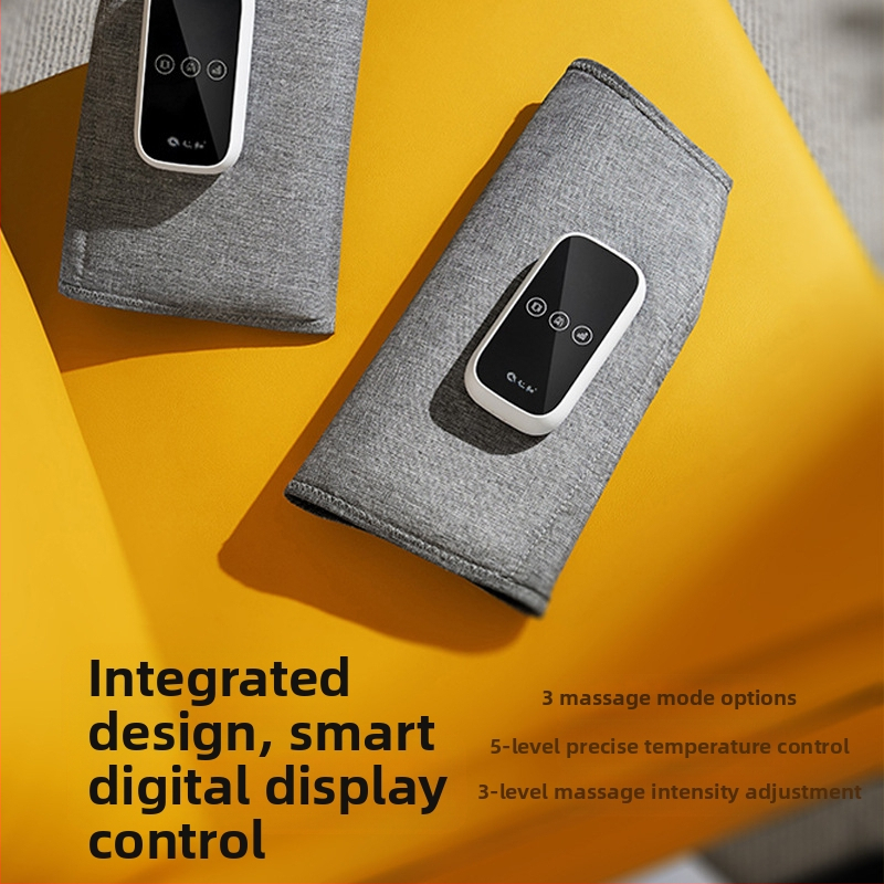 Renhe CM01 Безжичен преносим масажор за крак с топлинна компресия на прасец и масаж, инфрачервена физиотерапия, презареждаема батерия 2600mAh, 5V, 5W