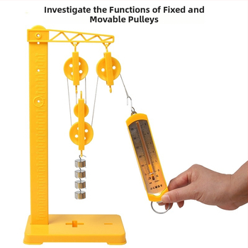 Σετ πειραμάτων Φυσικής: Σύστημα μοχλού-τροχαλίας για πείραμα τριβής, εκπαιδευτικό εργαλείο