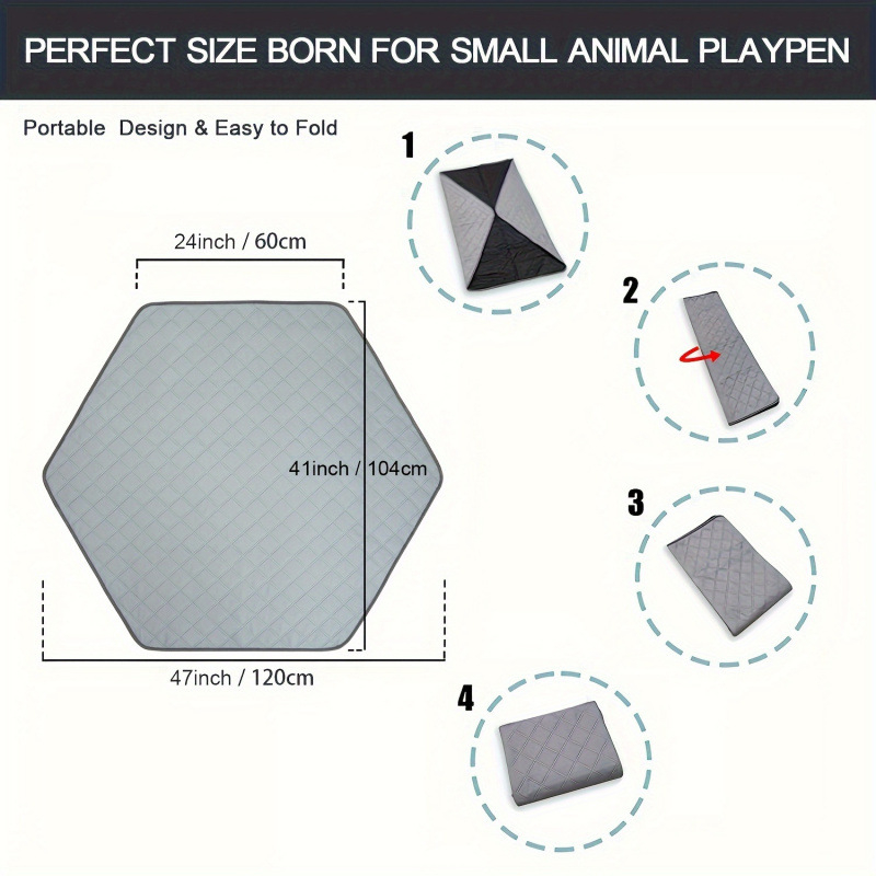 Šešiakampė kilimėlis šunims – keramikinė medžiaga, skirta šunims, plaunamas, sugeriančios, išskirtinis eksportas