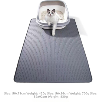 Μάτ για άμμο γάτας, σιλικόνη τροφίμου ποιότητας, αντι-ιχνηλάτηση, κατά των διαρροών, μοντέλο JSC3816, μάρκα Xilikangjia