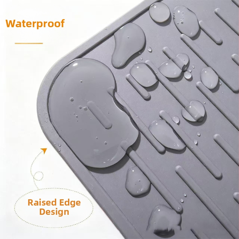 Mat na mačací štrk, silikón s potravinárskou kvalitou, proti rozliatiu, bez úniku, model JSC3816, značka Xilikangjia