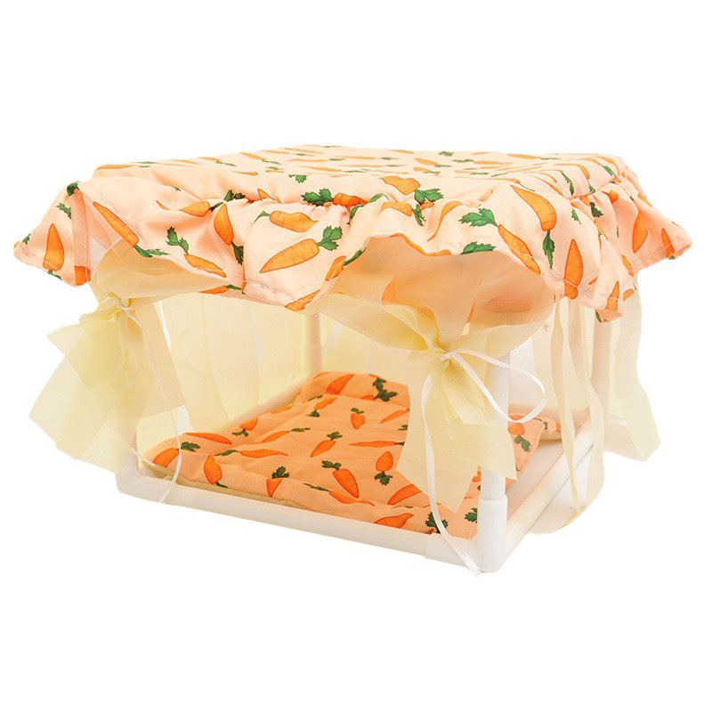 Hamsteris slēptuve telts – vasarai un visiem gadalaikiem, modelis W4332, materiāli: plastmasa, poliesters, PP kokvilna