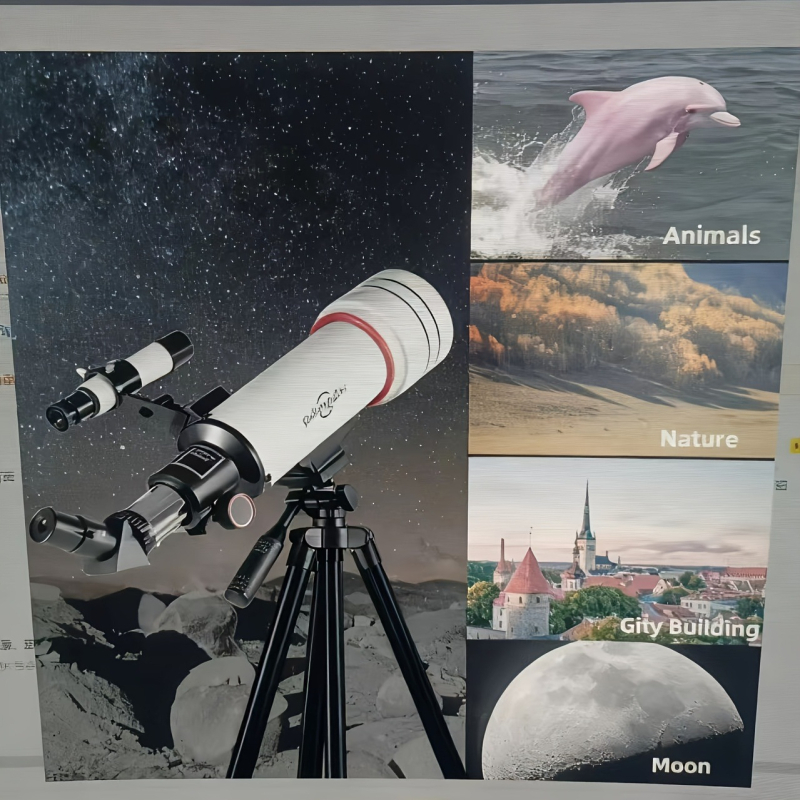 Παιδικό εξωτερικό αστρονομικό τηλεσκόπιο 70 mm με υψηλή μεγέθυνση και HD οπτική
