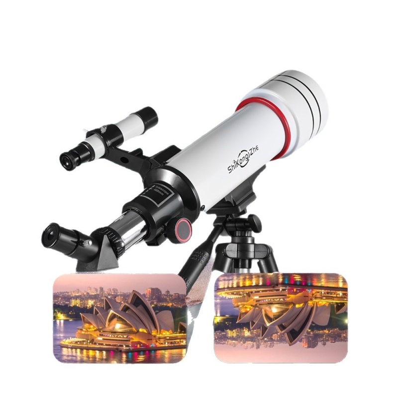 Παιδικό εξωτερικό αστρονομικό τηλεσκόπιο 70 mm με υψηλή μεγέθυνση και HD οπτική