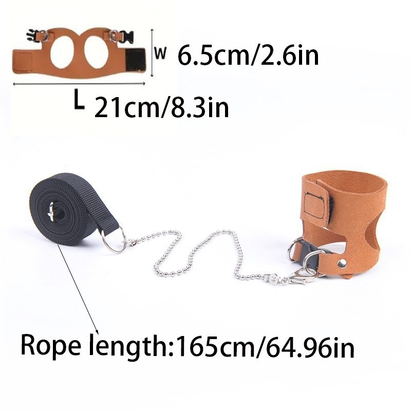 Σετ ιμάντων και σχοινιού για κουνέλια και σκίουρους — ιμάντες στήθους-πλάτης με προστασία από δάγκωμα και πνιγμό