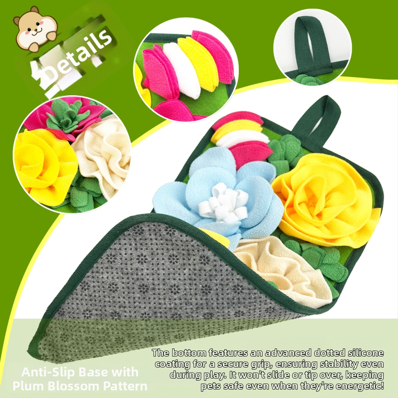 DouLe Pet U2 полиестерна интерактивна подложка за търсене на храна за малки животни за зайци, таралежи, морски прасета и мишки