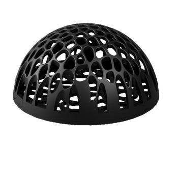 Plastmasas doļš hemisferisks patvērum akvārijam zivīm un garnelēm – droša slēptuve, dekors, vairošanās