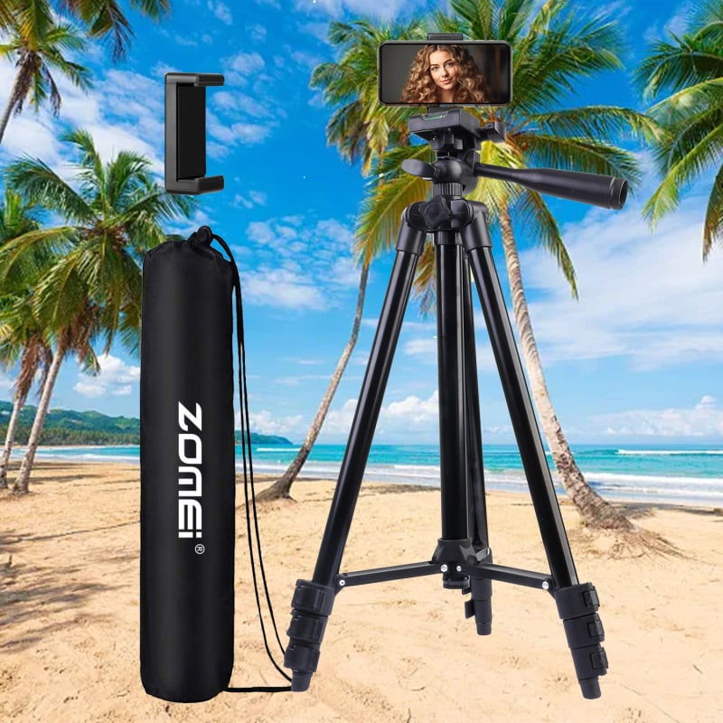 YT53 τρίποδο από αλουμίνιο, 4 τμήματα, φορτίο 2–5 kg, κεφαλή PTZ 3D, πλάκα γρήγορης απελευθέρωσης