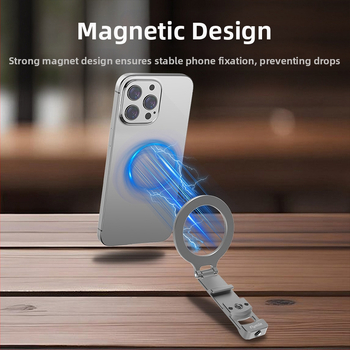 Μαγνητική αναδιπλούμενη βάση για κινητό MagSafe, με 1/4 ιντσών βίδωμα, κράμα αλουμινίου, 48,3 g, MB014