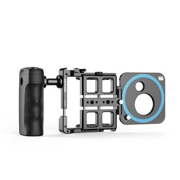 APEXEL VG05CH Nešiojamas daugiafunkcinės telefono klipas su Bluetooth rankena lauko tiesioginei transliacijai ir fotografavimui; medžiaga: aliuminio lydinys; suderinamas su Apple/Huawei/Oppo/Vivo/Xiaomi/OnePlus/Honor