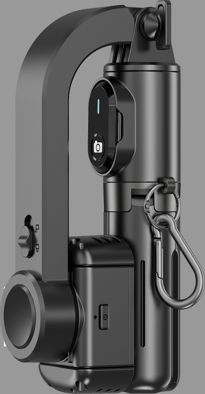 Q31 stabilizator za telefon s gimbalom, Bluetooth daljinskim upravljačem, anti‑shake, za prijenos uživo (aluminijski spoj; Bluetooth; daljinski upravljač uključen)