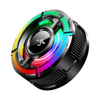 Memo CX15 puslaidininkinis mobiliojo telefono aušintuvas su dideliu ekranu, 15W galia, ABS + aliuminio lydinys, Type-C sąsaja, magnetinis galinis klipsas, LED marquee