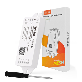 SP323E 3-καναλικός RGB ελεγκτής με RF τσιπ για ισχυρή κάλυψη, 16KHz PWM dimming, διάφορα εφέ φωτισμού, Μοντέλο AND-SP323E~SP325E