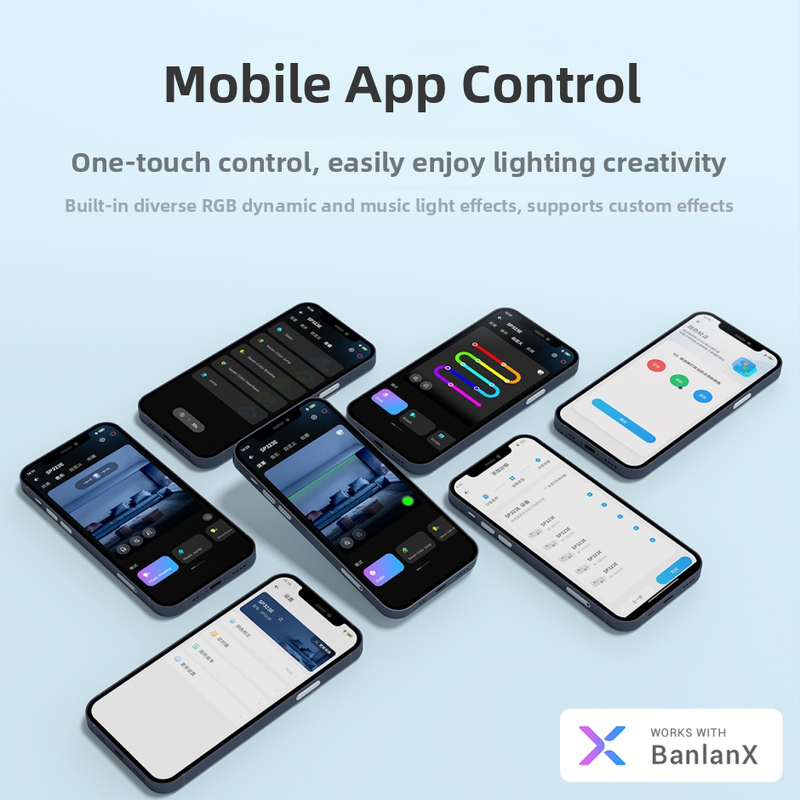 SP323E 3-канален RGB контролер, RF чип с силно покритие, 16KHz PWM димиране, различни светлинни ефекти, модел AND-SP323E~SP325E