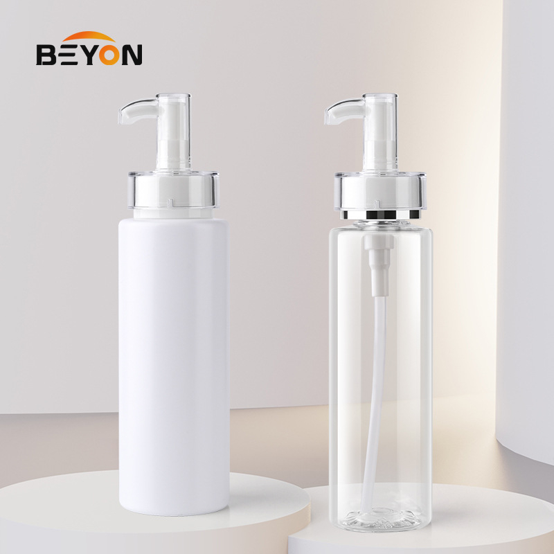 PET козметична бутилка, формирана чрез Blow molding, горло 24/410, капацитет 240 ml, многофункционална бутилка за козметика