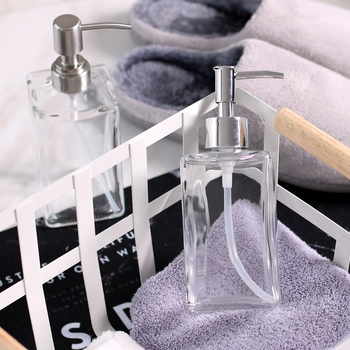 Γυάλινο μπουκάλι για απολυμαντικό χεριών και λοσιόν με πιεστικό διανομέα, μοντέλο Rongtai 5681118