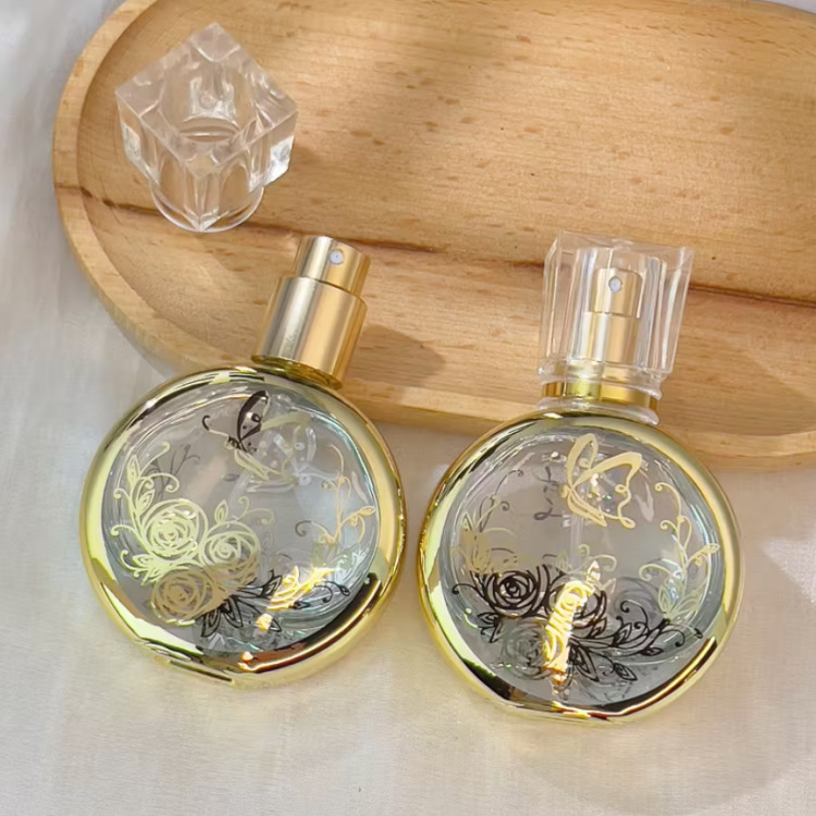 Smaržu dozētājpudele, no stikla, smidzināšanas galva, Z&G(Beauty Tools)