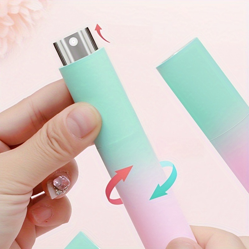 Sticlă de reumplere parfum - atomizor portabil de lux pentru călătorii, pulverizare fină rotativă - Utilizare universală - SKU qwt-981; Fabricat în China; Nu este importat; Piața principală: China