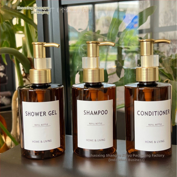 Set călător într-o sticlă cilindrică de 200ml, Brand Craftsmanship, PET, Blow molding, Nivel ambalaj 3, AJ200ml