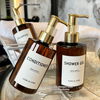 Set călător într-o sticlă cilindrică de 200ml, Brand Craftsmanship, PET, Blow molding, Nivel ambalaj 3, AJ200ml