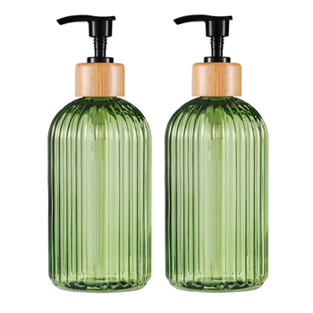 Flacon dozator PET 500 ml, îngroșat, cu pompă – recipient înlocuibil pentru gel de duș, șampon și balsam