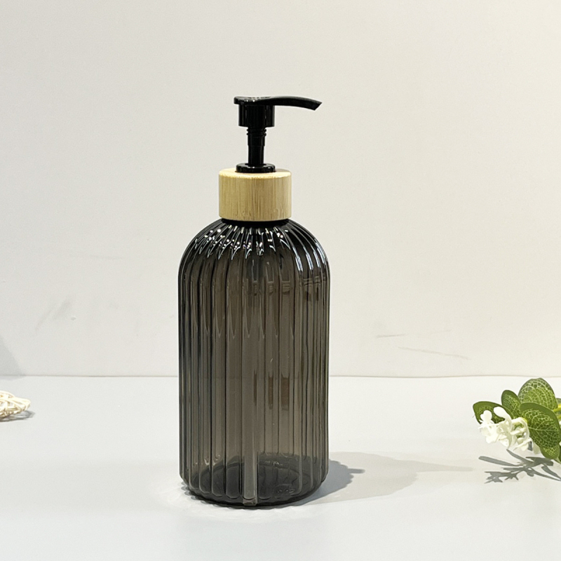 Flacon dozator PET 500 ml, îngroșat, cu pompă – recipient înlocuibil pentru gel de duș, șampon și balsam