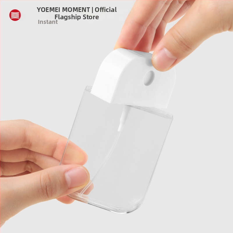 PETG карта-спрей бутилка със силиконов калъф за дезинфектант за ръце, репелент против комари