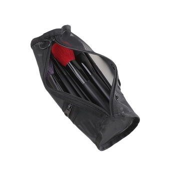 Кутия за четки за грим с голям капацитет, мрежест материал, за домашно съхранение, неутрален/унсекс, стил Международен тренд