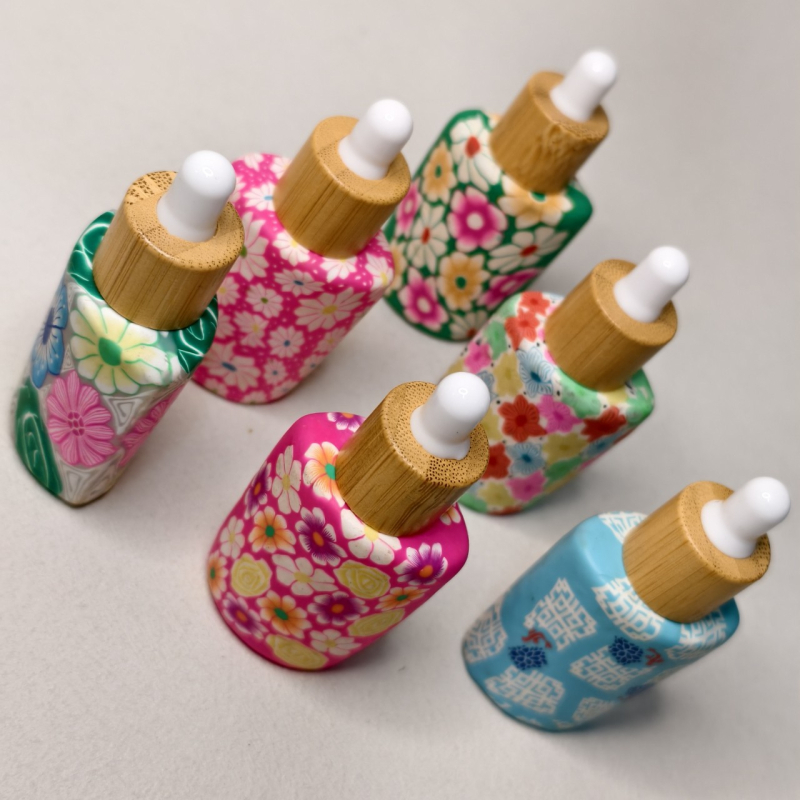 Μπουκάλι αιθέριου ελαίου από μαλακό πηλό με σταγονόμετρο (Χωρίς προσαρμογές)