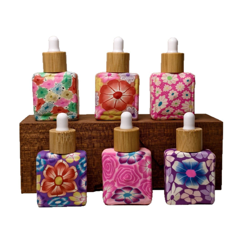 Μπουκάλι αιθέριου ελαίου από μαλακό πηλό με σταγονόμετρο (Χωρίς προσαρμογές)