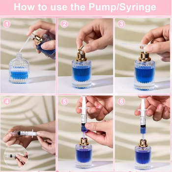 Дозатор за парфюм и извличане на етерично масло с капкова глава против протичане, PE материал, комплект от 35 части, Zhejiang произход, козметична опаковка